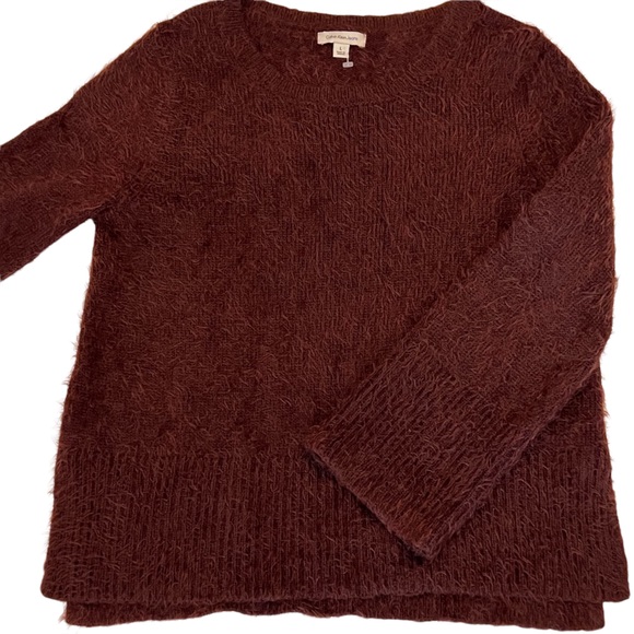 Calvin Klein Sweaters - Calvin Klein Fuzzy Eyelash Pullover Crewneck Sweater